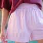 Mila Short | Hibiscus Pink Triple Stripe