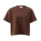 Sofia Boxy Tee | Chocolate