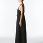 Midsummer Halter Maxi Dress | Black