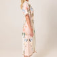 Solara Placement Print Shirt Dress | Pink Print