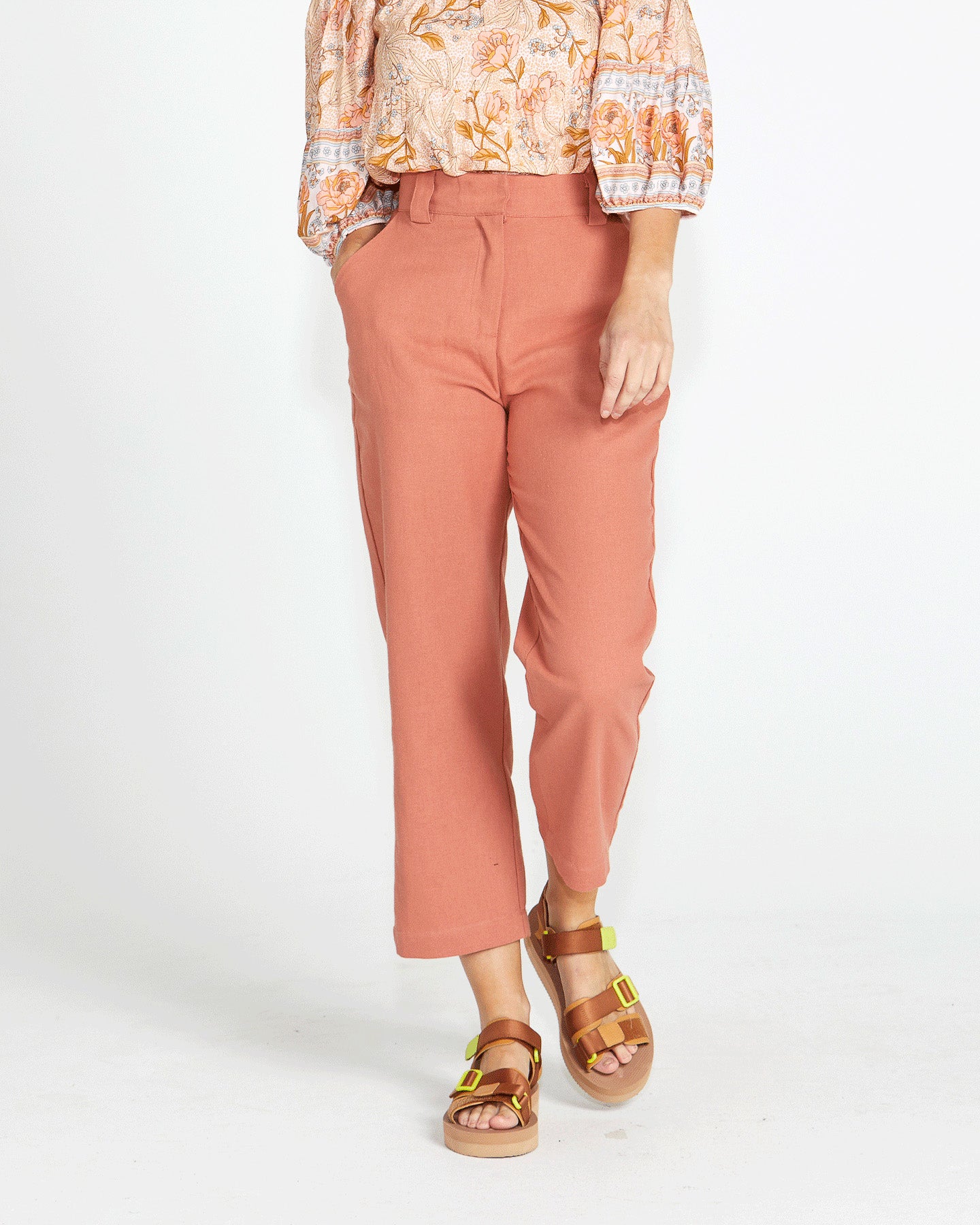 Bowie Straight Leg Pant | Rosewood