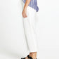 Bowie Straight Leg Pant | White