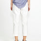 Bowie Straight Leg Pant | White