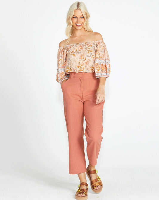 Bowie Straight Leg Pant | Rosewood