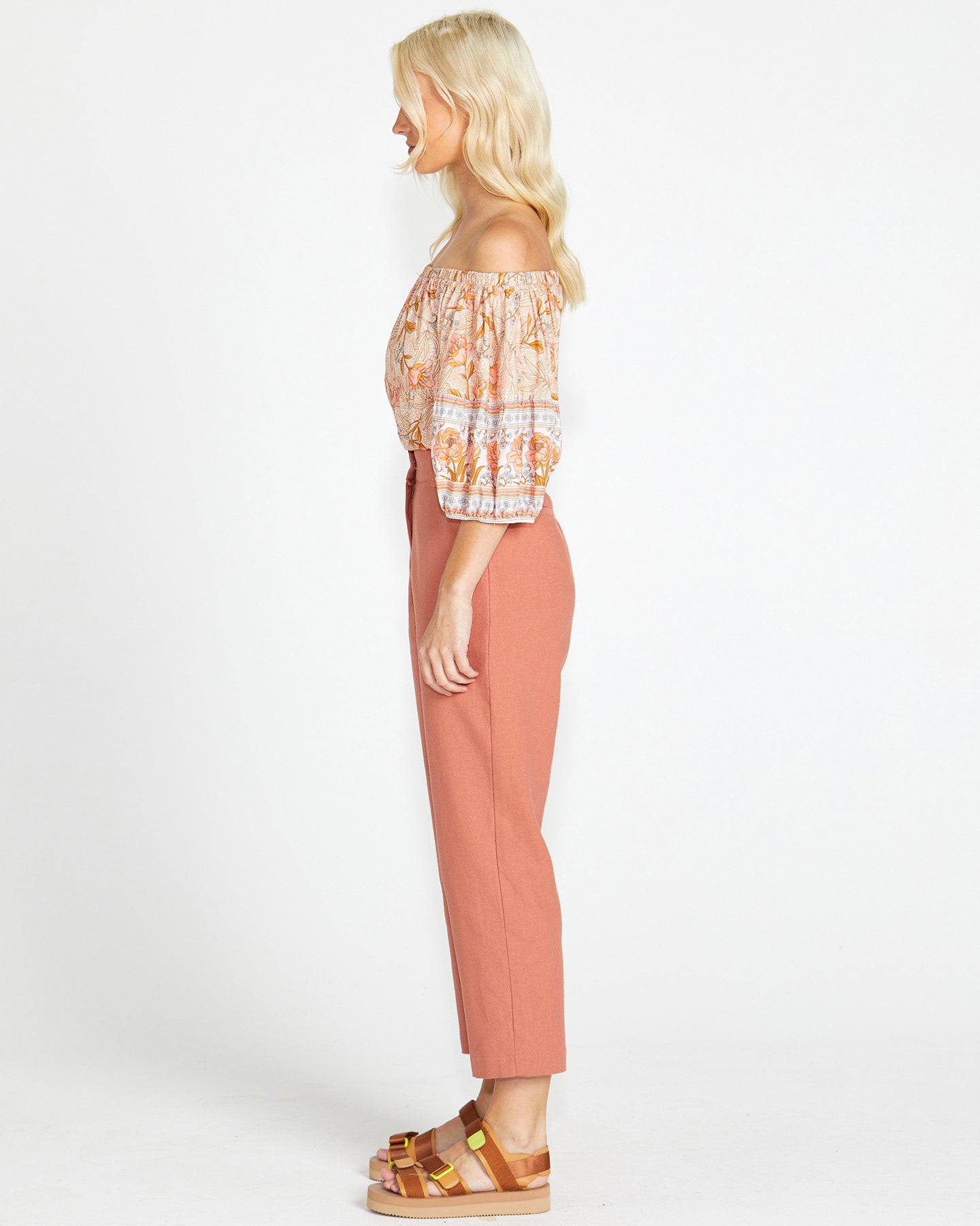 Bowie Straight Leg Pant | Rosewood