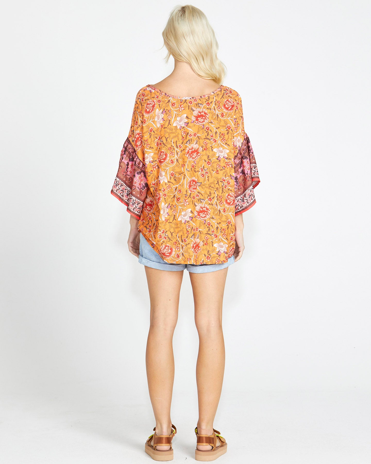 Dawn Shell Top | Batik Paisley