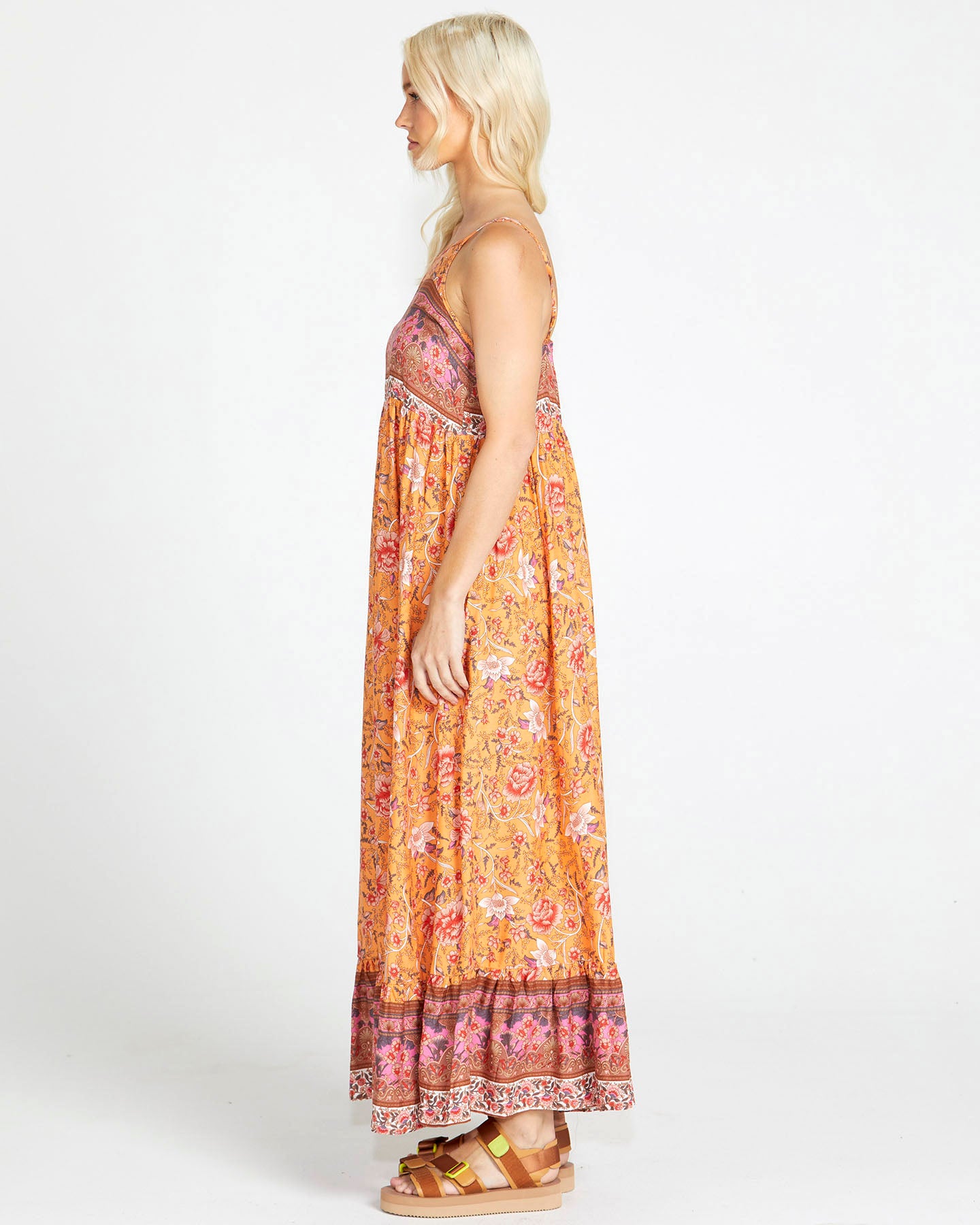 Dawn Maxi Boho Dress | Batik Paisley