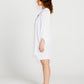 Rava Boho Mini Dress | White