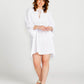 Rava Boho Mini Dress | White