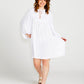 Rava Boho Mini Dress | White