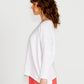 Shiv Batwing Knit | White