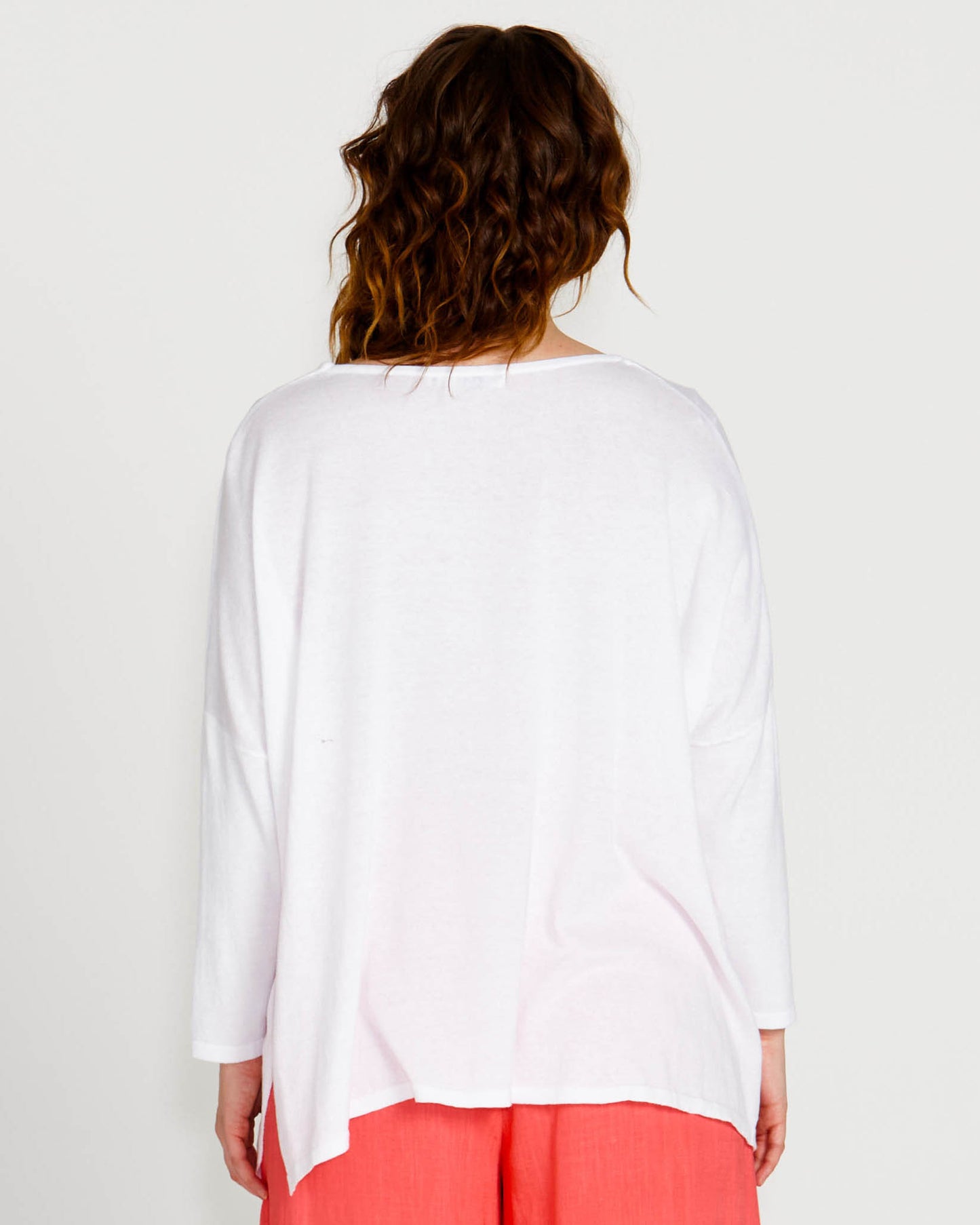 Shiv Batwing Knit | White