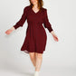 Candace V-Neck Midi Dress | Wine Animal