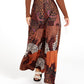 Sindi Wide Leg Pant | Leopard Mix Print