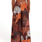 Sindi Wide Leg Pant | Leopard Mix Print