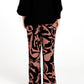 Joelle Wide Leg Pant | Abstract