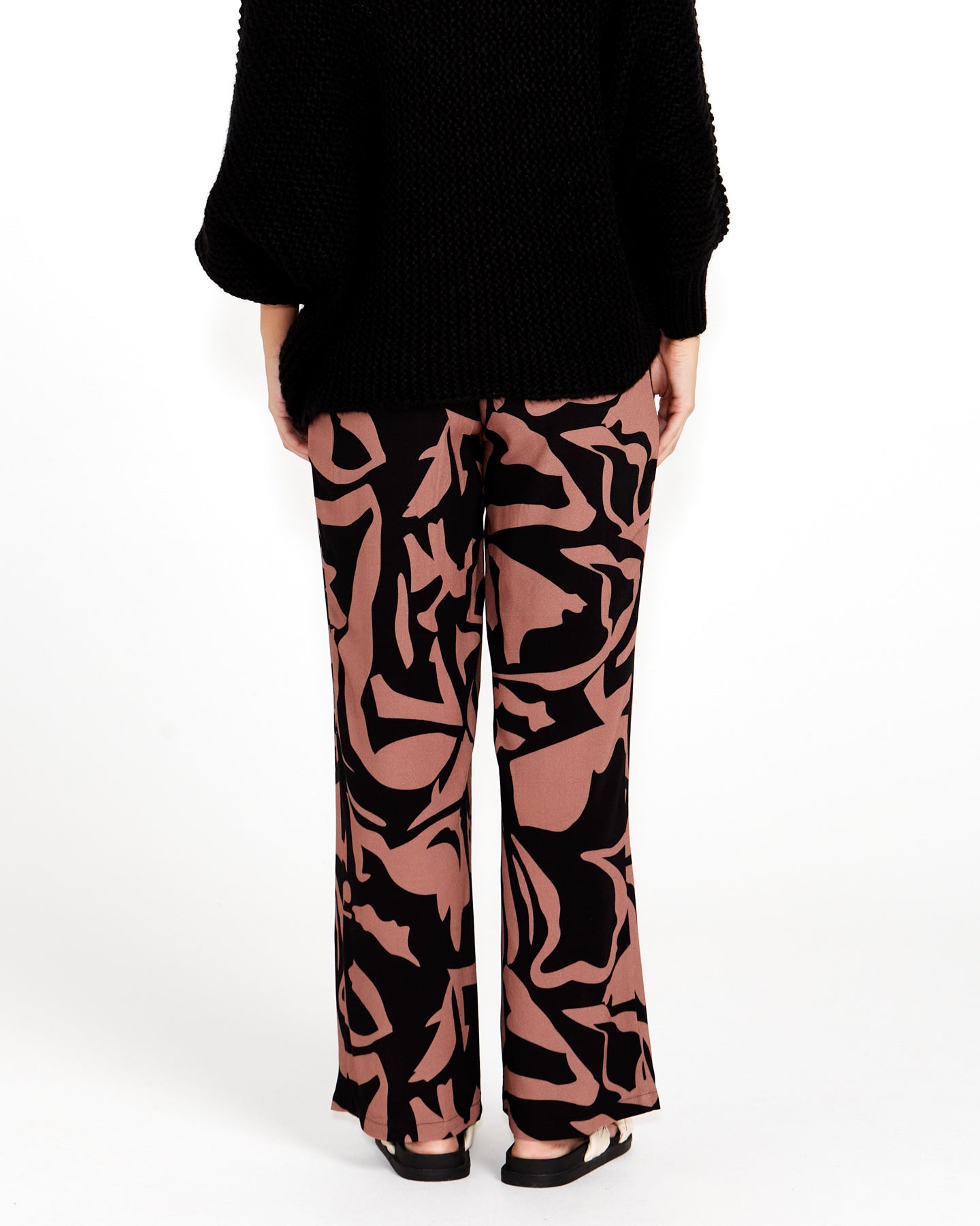 Joelle Wide Leg Pant | Abstract