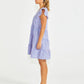 Phillipa Dress | Blue/Pink