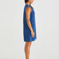 Sabine Denim Vest Dress |Mid Blue Wash