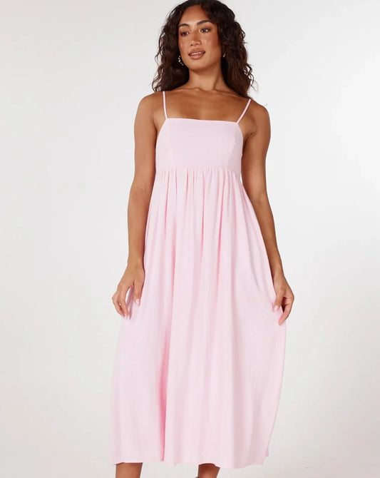 Karla Midi Dress | Light Pink