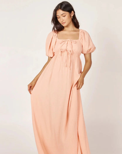 Penelope Maxi Dress | Peach