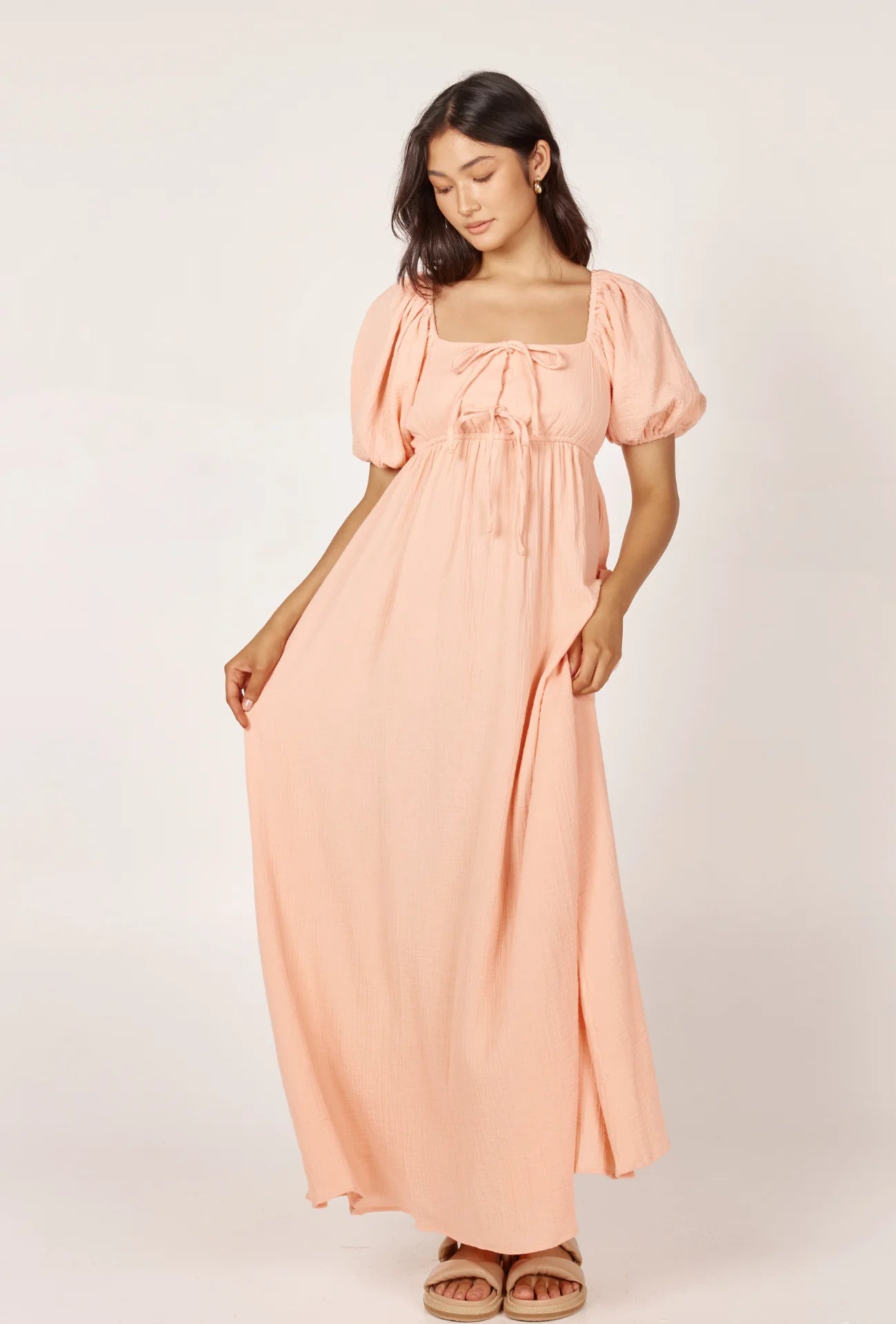 Penelope Maxi Dress | Peach