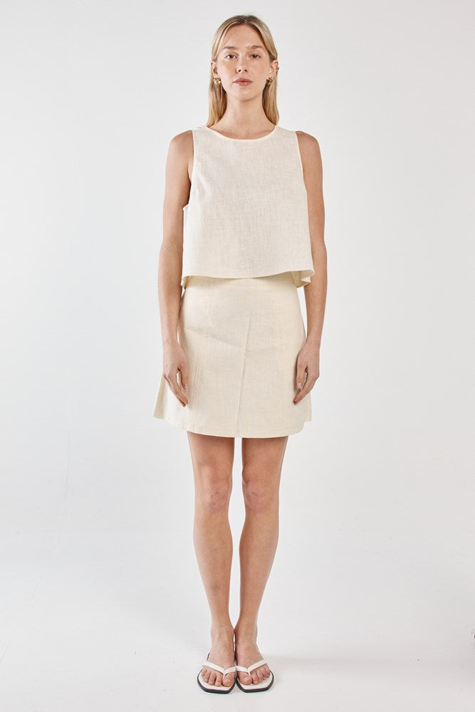 Vienne Skirt | Butter Yellow