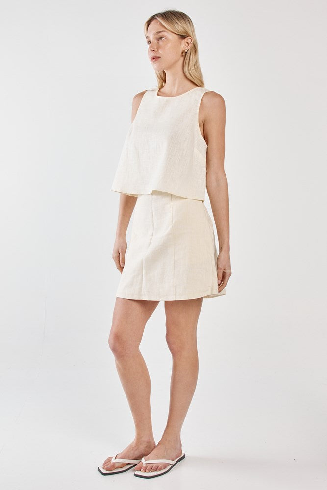 Vienne Skirt | Butter Yellow