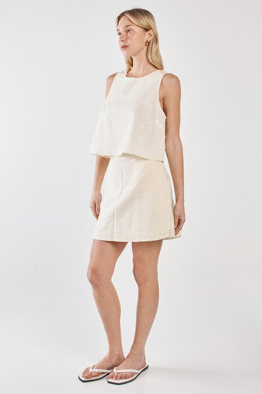 Vienne Skirt | Butter Yellow