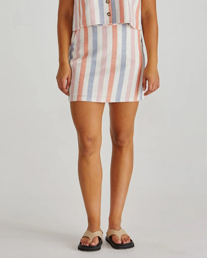 Travis Skirt | Multi Stripe