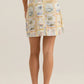 Reo Mini Skirt | Wayfarer Print