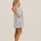 Kaia Shift Dress | Blue/White