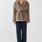 Vivi Fur Jacket | Mink Brown