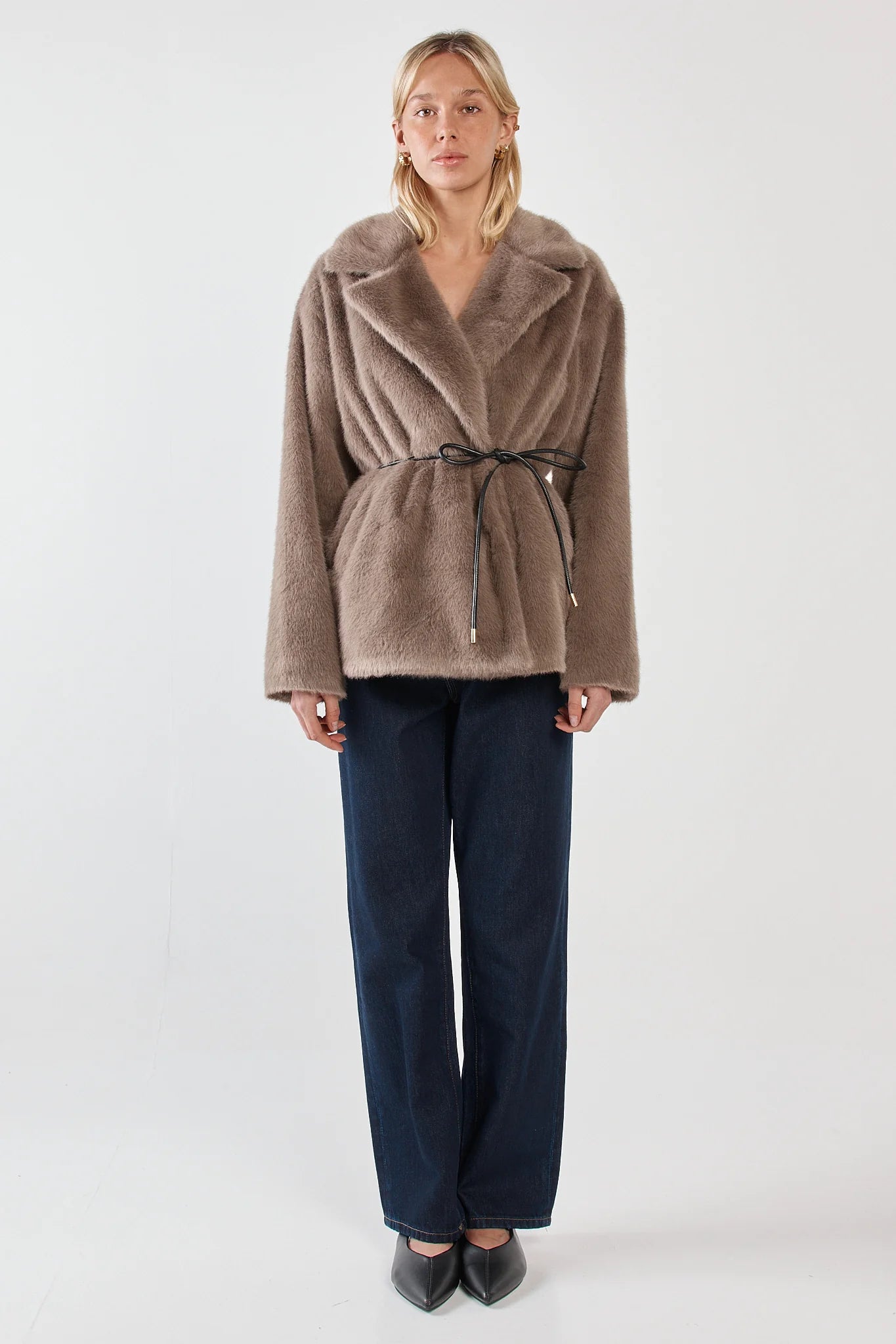 Vivi Fur Jacket | Mink Brown