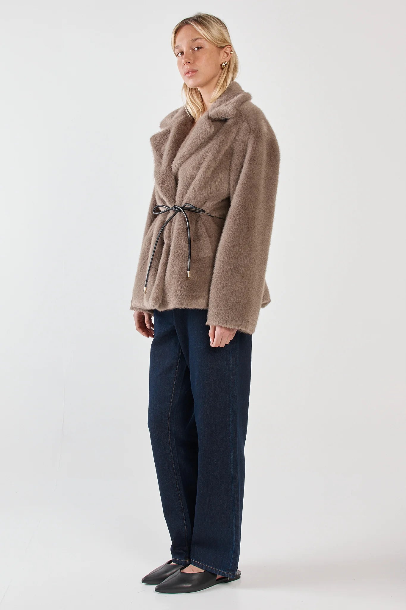 Vivi Fur Jacket | Mink Brown