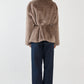 Vivi Fur Jacket | Mink Brown