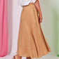 La Vie Wrap Skirt | Caramel