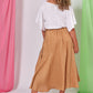 La Vie Wrap Skirt | Caramel