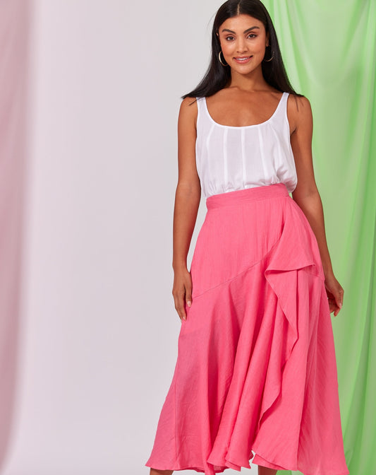 La Vie Wrap Skirt | Candy