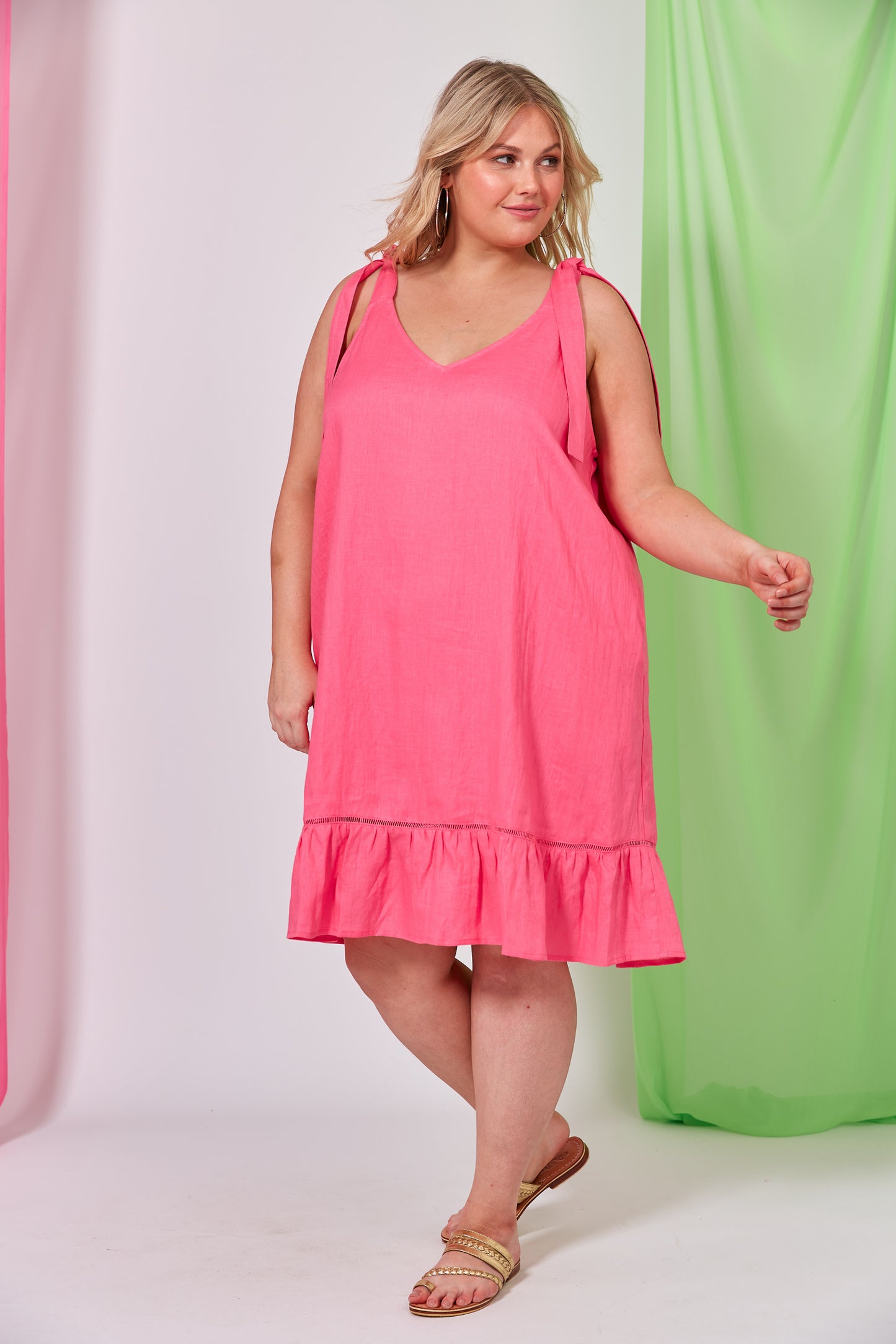 La Vie Tie Dress | Candy