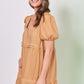 La Vie Pintuck Maxi | Caramel