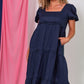 La Vie Pintuck Maxi | Sapphire