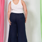 La Vie Crop Pant | Sapphire