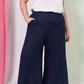 La Vie Crop Pant | Sapphire