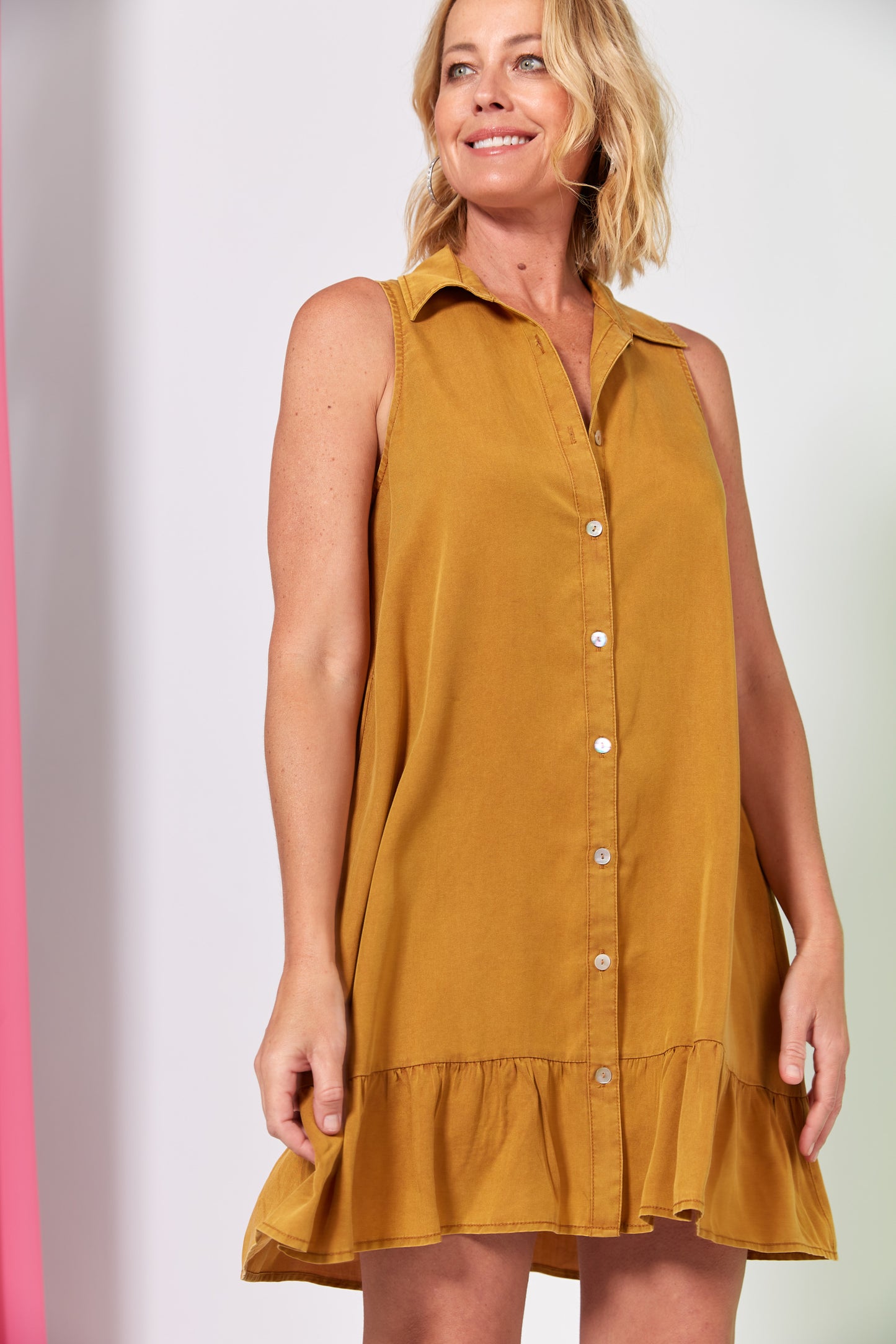 Elan Sleeveless Dress | Honey