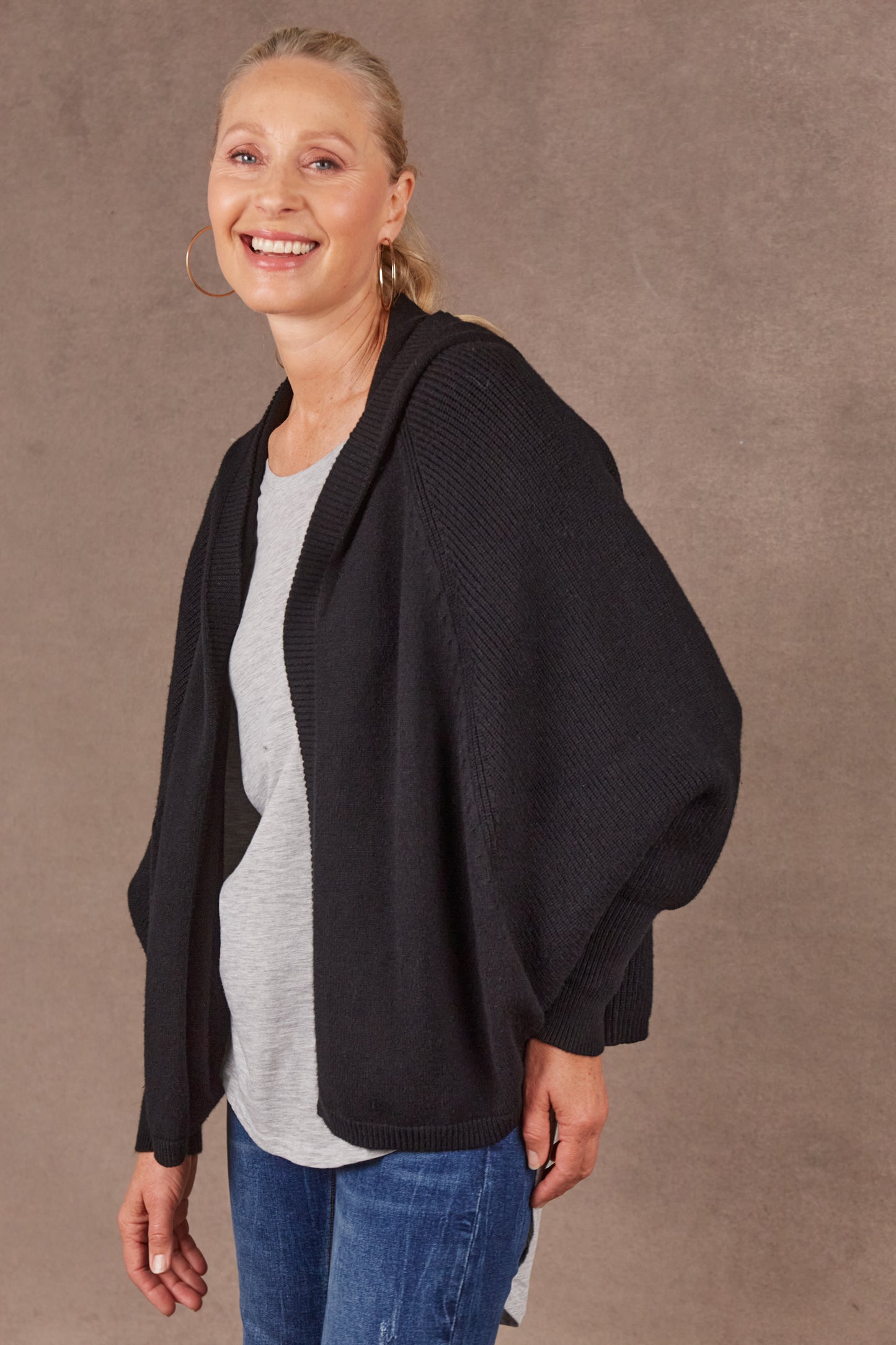 Nawi Cardigan | Ebony