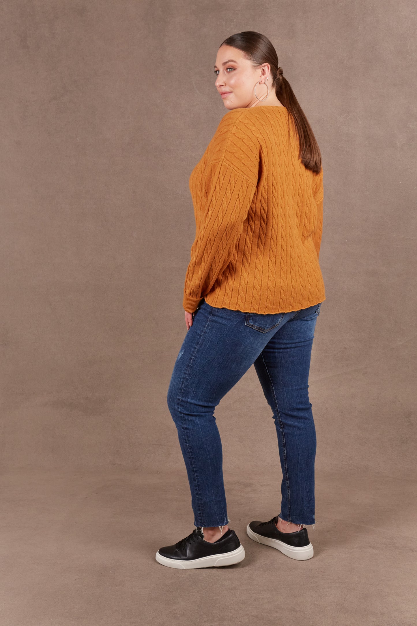 Alawa Cable Knit | Ochre