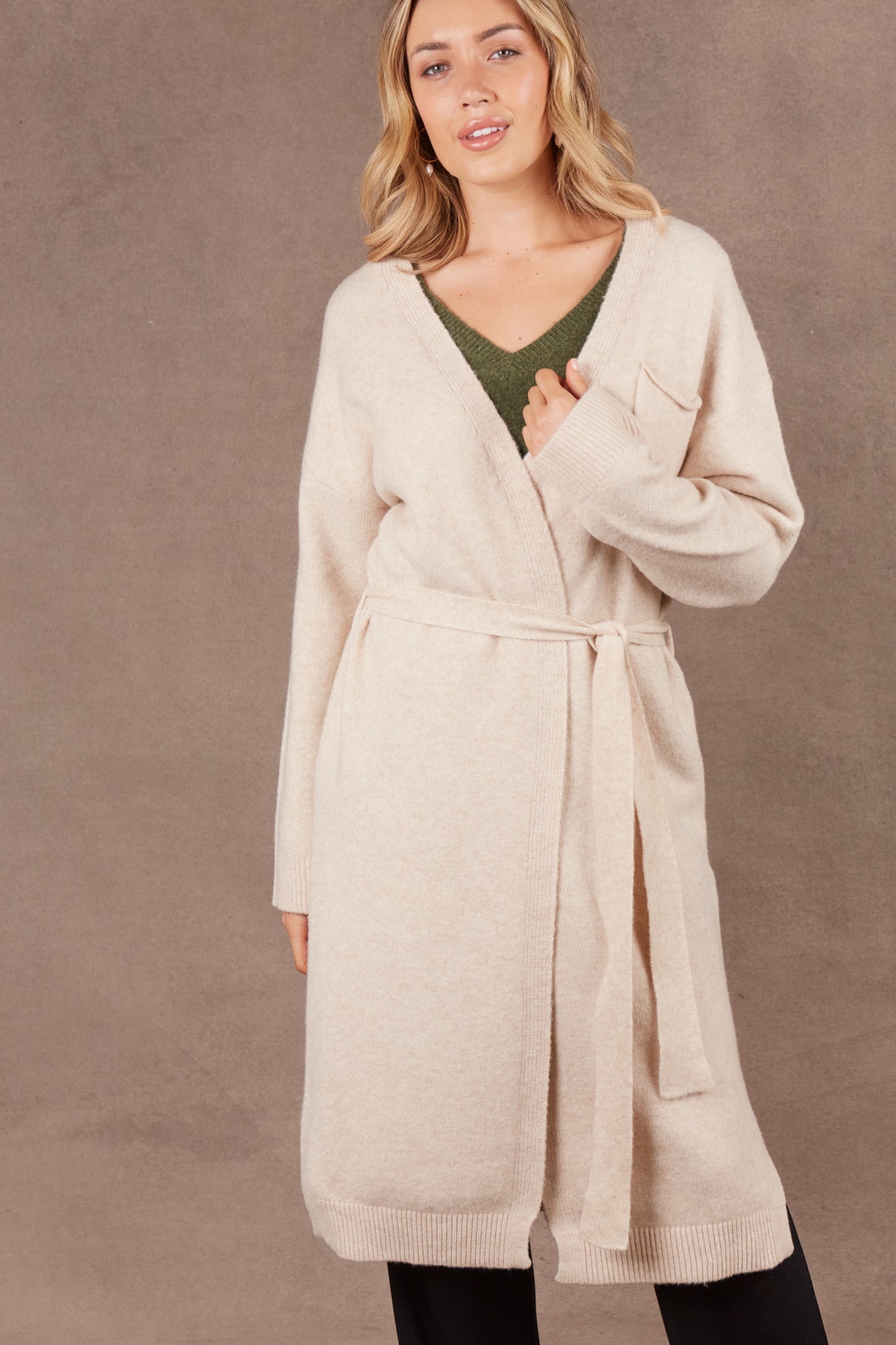 Paarl Longline Cardigan | Oat