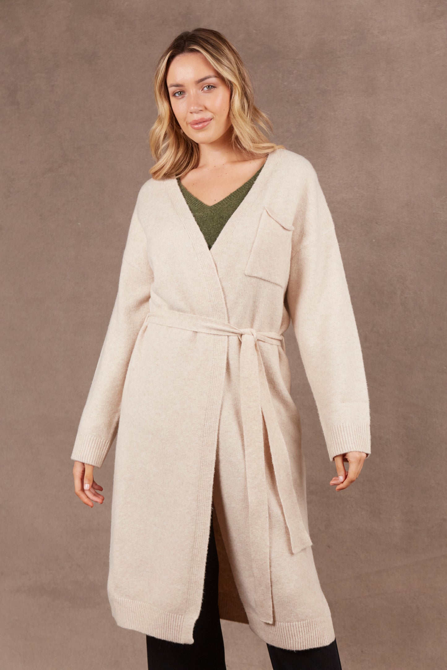 Paarl Longline Cardigan | Oat