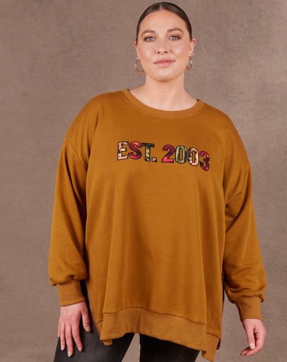 Est Sweat Top | Ochre